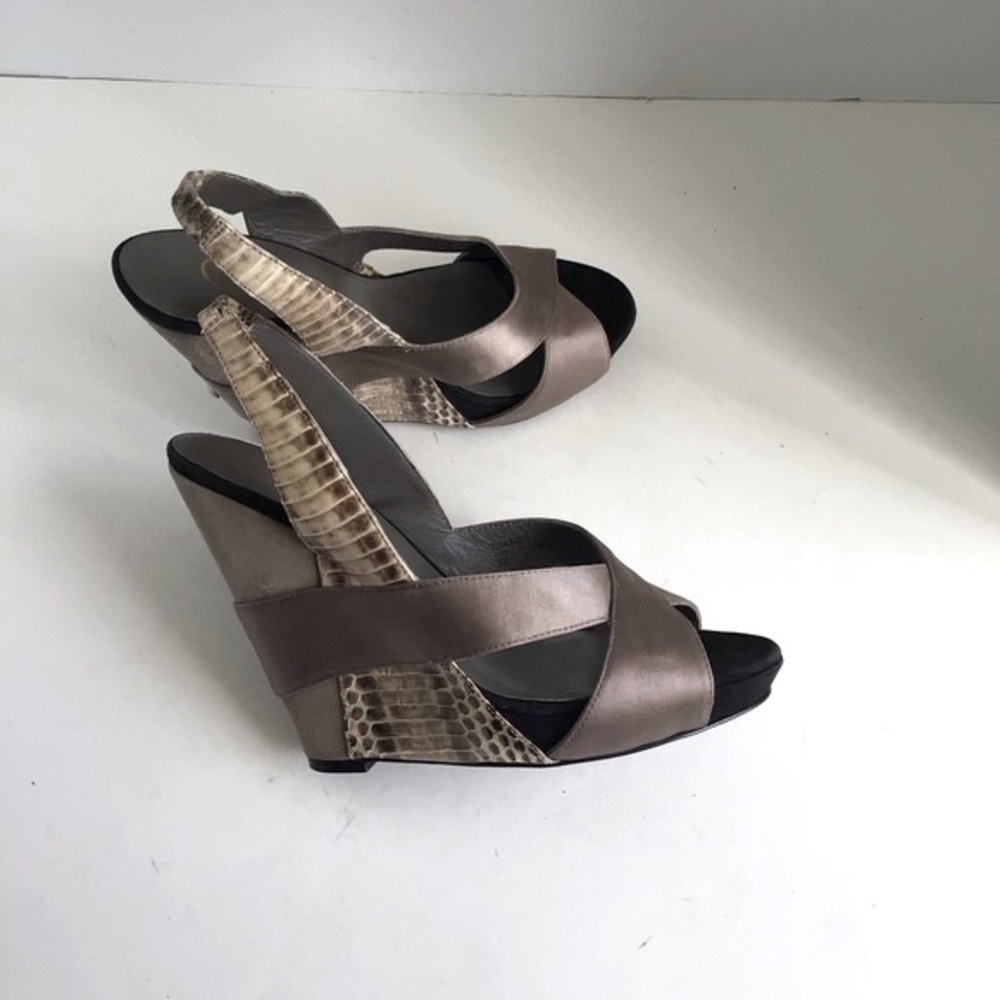 Ash Diane Python Embossed Leather/Suede Slingback… - image 6